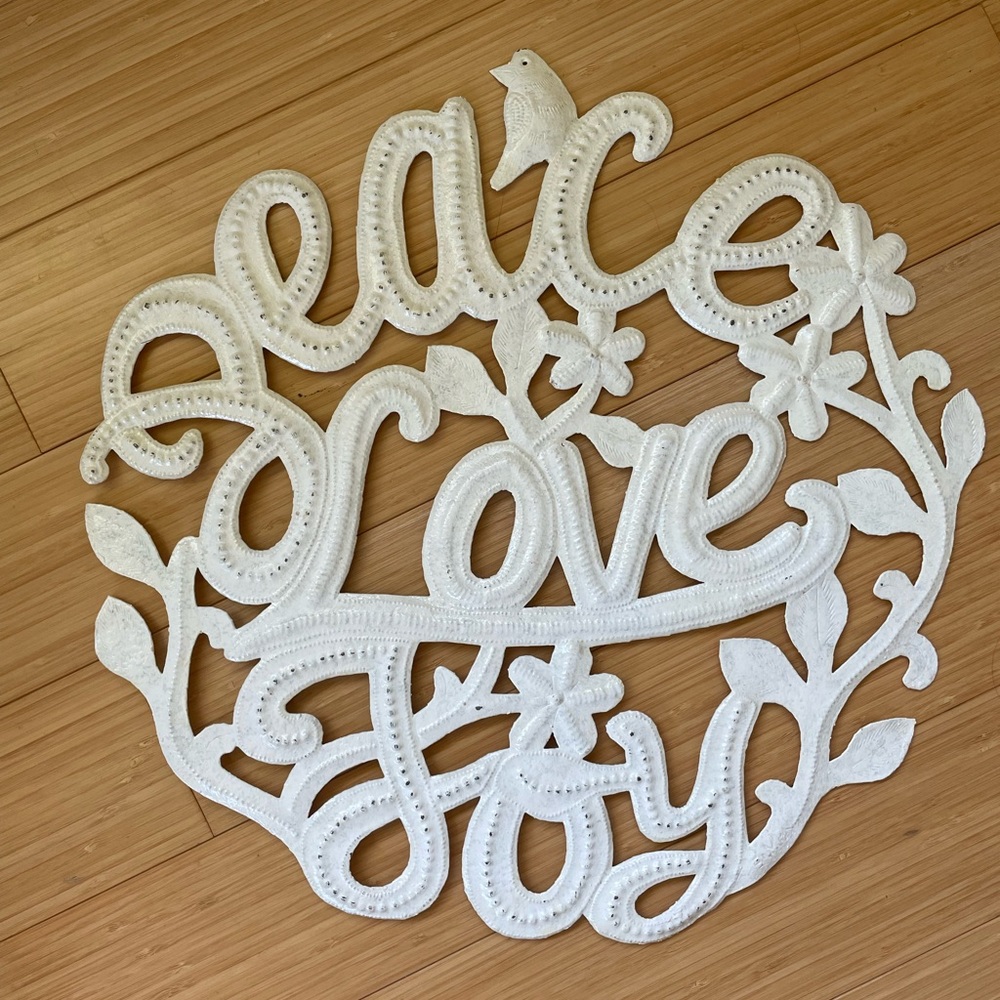 Trades of Hope metal wall art